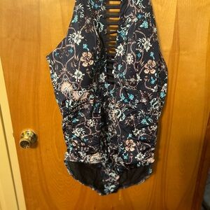 Floral Halter Swimsuit
